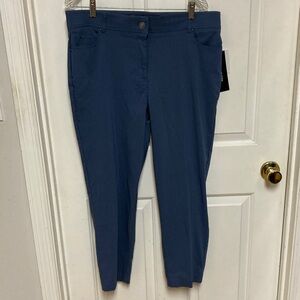 Casual Blue Denim stretch Pants
